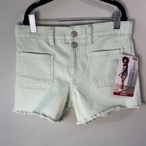 Levi's Stretch Girlfriend Shorts,‎ Mint Green, Size 10 Reg